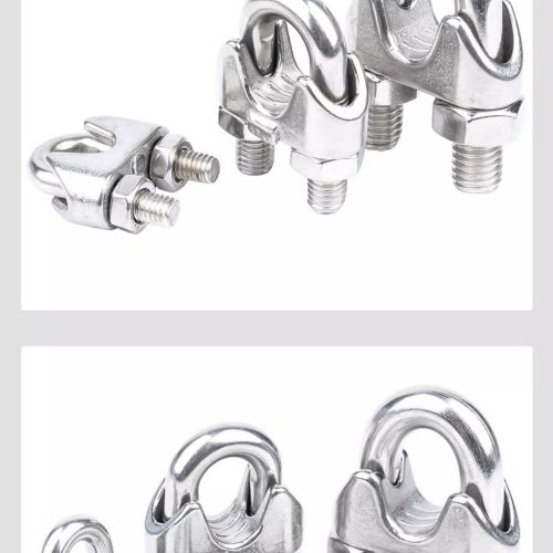 TIG 啟思工業 白鐵鋼索夾 304鋼夾 鋼夾 另售:白鐵鋼索 包膠鋼索 白鐵伸縮器 白鐵吊環 吊帽