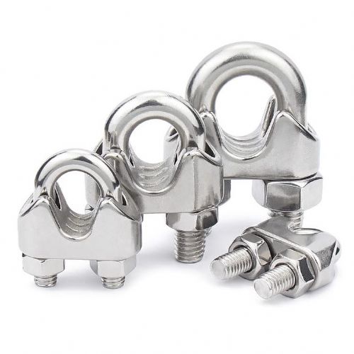 TIG 啟思工業 白鐵鋼索夾 304鋼夾 鋼夾 另售:白鐵鋼索 包膠鋼索 白鐵伸縮器 白鐵吊環 吊帽