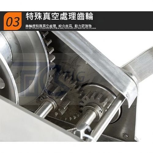 TIG啟思工業 白鐵捲揚機 (自動剎車) 不鏽鋼手搖捲揚機 手動捲揚機 另售 拖板車/升降台車/堆高機/