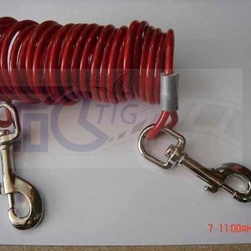 TIG 啟思工業 方便狗狗顧家和運動的狗鍊,鋼索製造,附鉤頭固定狗狗活動範圍