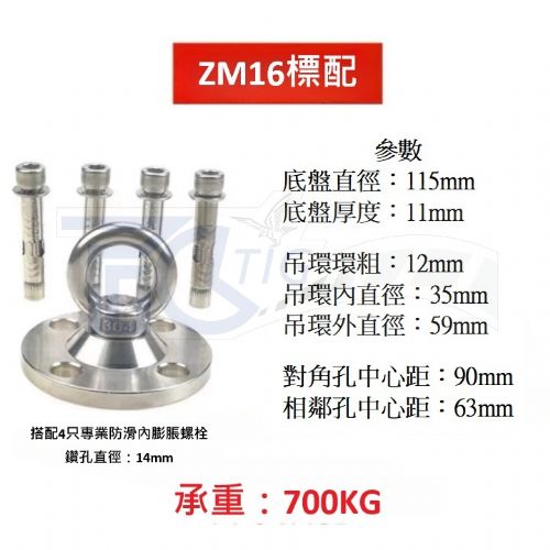 TIG 啟思工業 不鏽鋼旋轉盤 TRX 固定盤 鞦韆 空中瑜珈 吊床 沙袋 吊椅 攀爬網配件 戶外運動設施配件