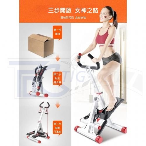 TIG啟思工業-新型折疊靜音踏步機/登山機/復健/啞鈴椅/啞鈴/復健機/健身車/跑步機/腳踏車/訓練台/康復/運動思工業