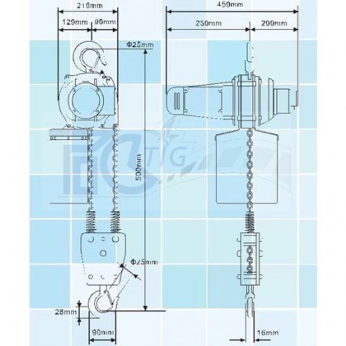 TIG 啟思工業 :鏈條吊車/500 1000kg吊車/模具吊車/小金剛/ 吊車/電動吊車/單相220V 110V 電壓