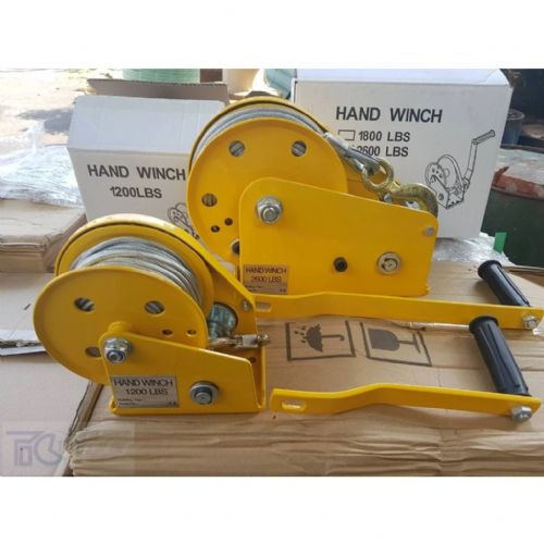 TIG啟思工業起重 1200LBS-2600LBS/手搖捲揚機(附煞車)/絞盤/捲揚機/手搖吊車/鋼索