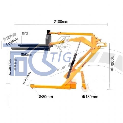 TIG啟思工業 堆高機 半電動堆高機 棧板用 另售:拖板車 升降台車 堆高機伸縮臂 吊車 電動吊車