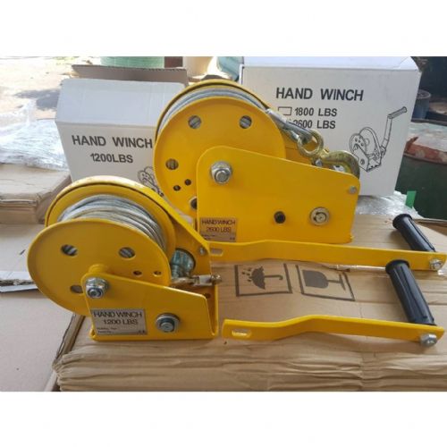 TIG啟思工業起重 1200LBS-2600LBS/手搖捲揚機(附煞車)/絞盤/捲揚機/手搖吊車/鋼索