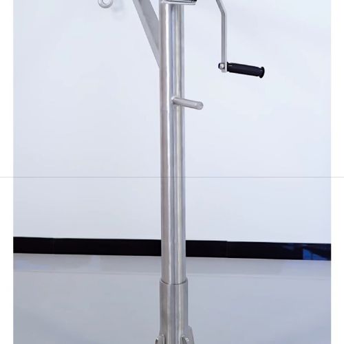 TIG啟思工業 不銹鋼吊架 汙水處理吊架 捲揚機吊架 潛水絞拌機 不銹鋼捲揚機 汙水處理廠 手搖捲揚機