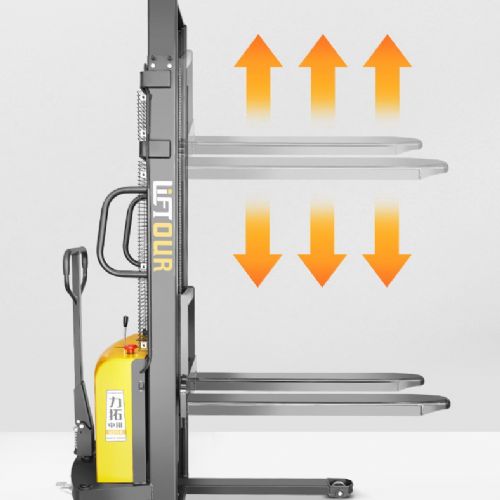 TIG啟思工業 電動堆高機/堆高機/半電動堆高機 1000KG 充電110V 另售 升降台車 捲揚機 吊車