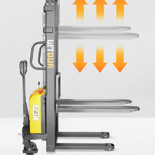 TIG啟思工業 電動堆高機/堆高機/半電動堆高機 1000KG 充電110V 另售 升降台車 捲揚機 吊車