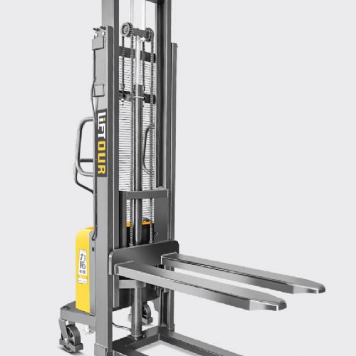 TIG啟思工業 電動堆高機/堆高機/半電動堆高機 1000KG 充電110V 另售 升降台車 捲揚機 吊車