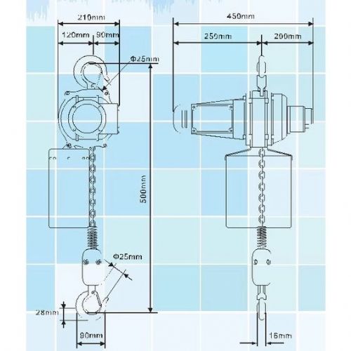 TIG 啟思工業 :鏈條吊車/500 1000kg吊車/模具吊車/小金剛/ 吊車/電動吊車/單相220V 110V 電壓