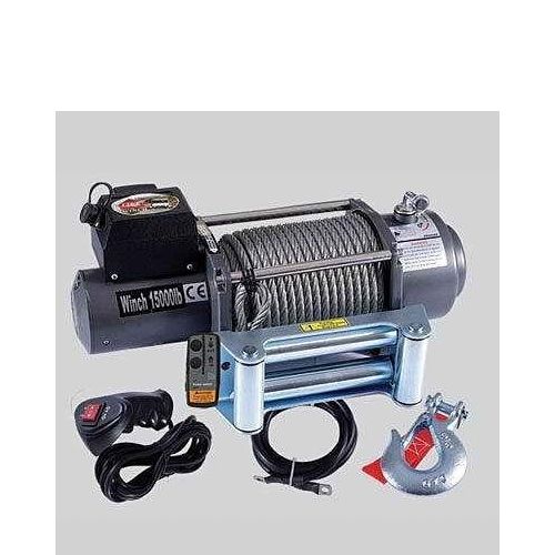 【TIG 啟思工業(附發票) 絞盤 捲揚機 吊車 DC12V,1500磅-16800磅絞盤/車用絞盤//鋼索式/捲揚機