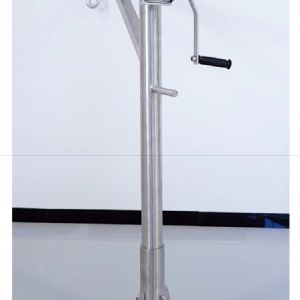 TIG啟思工業 不銹鋼吊架 汙水處理吊架 捲揚機吊架 潛水絞拌機 不銹鋼捲揚機 汙水處理廠 手搖捲揚機