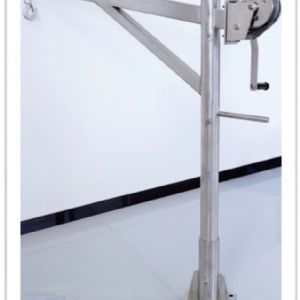 TIG啟思工業 不銹鋼吊架 汙水處理吊架 捲揚機吊架 潛水絞拌機 不銹鋼捲揚機 汙水處理廠 手搖捲揚機