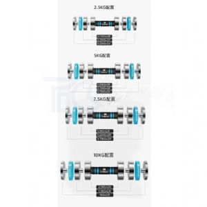 銀髮族純鋼啞鈴