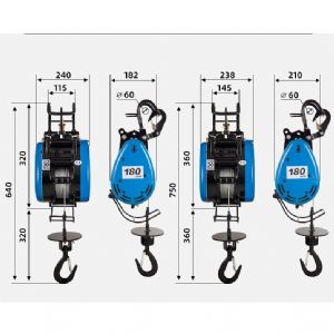 【TIG 啟思工業 吊車 小金鋼 小金剛180kg 250kg 500kg/輕型捲揚機/絞盤/捲揚機/