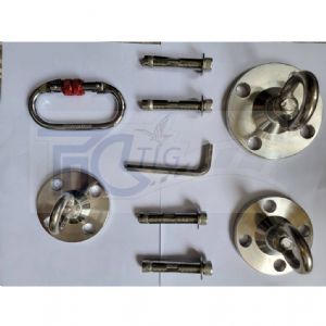 TIG 啟思工業 不鏽鋼旋轉盤 TRX 固定盤 鞦韆 空中瑜珈 吊床 沙袋 吊椅 攀爬網配件 戶外運動設施配件