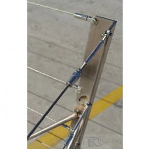 TIG啟思工業不銹鋼索/景觀鋼材/膜結構鋼索/不銹鋼端子/螺紋端子/玻璃帷幕/護欄鋼索/各項鋼索加工