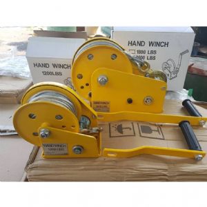 TIG啟思工業起重 1200LBS-2600LBS/手搖捲揚機(附煞車)/絞盤/捲揚機/手搖吊車/鋼索