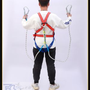 TIG啟思工業 緩衝型安全帶/緩衝包/ 降落傘座式/ 適合高空作業,鷹架,土木工程,橋樑,工安必備