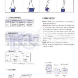 TIG啟思工業 鏈條式油桶吊具/鋼索/油桶吊具