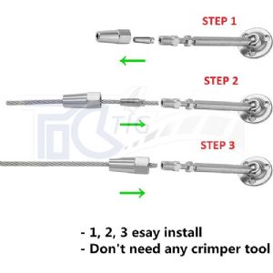 景觀護欄不銹鋼螺紋端子