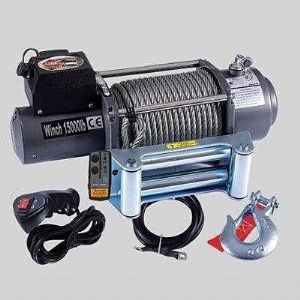 【TIG 啟思工業(附發票) 絞盤 捲揚機 吊車 DC12V,1500磅-16800磅絞盤/車用絞盤//鋼索式/捲揚機